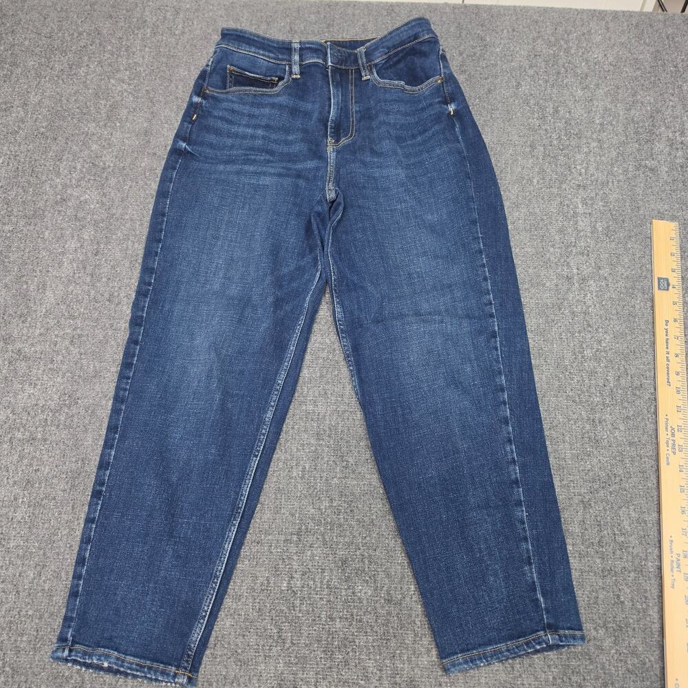 GUESS Jacqueline Relaxed Womens Jeans Size 24 Blue Denim Straight Leg High Rise